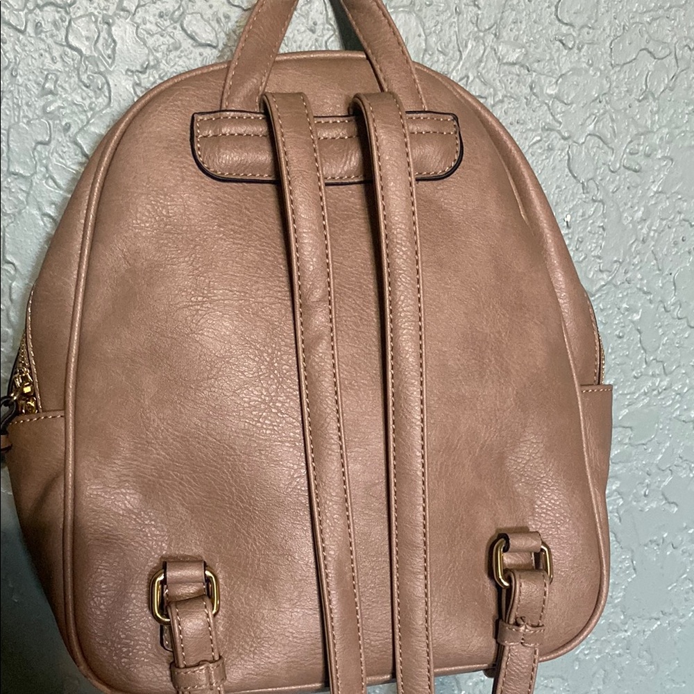 Brown Leather Backpack - Picture 2 of 13